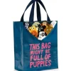 Blue Q Recycled Handy Tote Bag - This Bag Might Be Full Of Puppies - Little Painter Art | Exploring the Endless Possibilities of Art| Hot