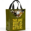 Blue Q Recycled Handy Tote Bag - This Bag Might Be Full Of Kittens - Little Painter Art | Exploring the Endless Possibilities of Art| Shop All