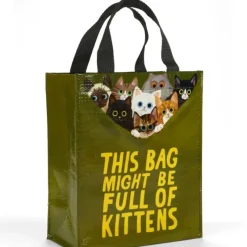 Blue Q Recycled Handy Tote Bag - This Bag Might Be Full Of Kittens - Little Painter Art | Exploring the Endless Possibilities of Art| Shop All
