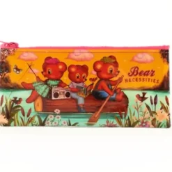 Blue Q Recycled Pencil Case - Bear Necessities - Little Painter Art | Exploring the Endless Possibilities of Art| Hot