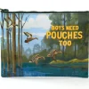 Blue Q Recycled Zipper Pouch - Boys Need Pouches Too - Little Painter Art | Exploring the Endless Possibilities of Art| Hot
