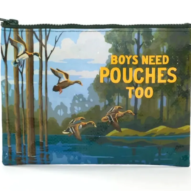 Blue Q Recycled Zipper Pouch - Boys Need Pouches Too - Little Painter Art | Exploring the Endless Possibilities of Art| Hot