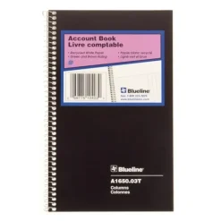 Blueline Accounting Book 8" x 5" - Little Painter Art | Exploring the Endless Possibilities of Art| Shop All