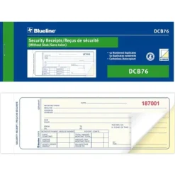 Blueline Security Receipts Book 2.75" x 8" - Little Painter Art | Exploring the Endless Possibilities of Art| Shop All