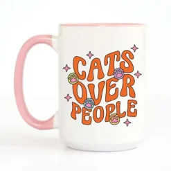 Blushed Designs Mug - Cats Over People - Little Painter Art | Exploring the Endless Possibilities of Art| Hot