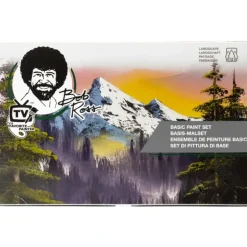 Bob Ross Basic Paint Set - R6505 - Little Painter Art | Exploring the Endless Possibilities of Art| Canvas