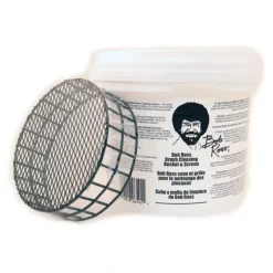 Bob Ross Brush Cleaning Bucket & Screen - Little Painter Art | Exploring the Endless Possibilities of Art| Brush