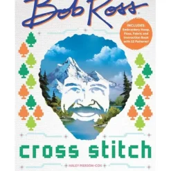 Bob Ross Cross Stitch Kit by Haley Pierson-Cox - Little Painter Art | Exploring the Endless Possibilities of Art| Shop All