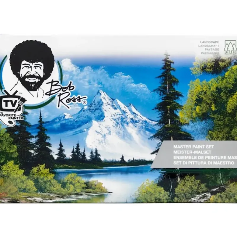 Bob Ross Master Paint Set - Landscape - Little Painter Art | Exploring the Endless Possibilities of Art| Brush