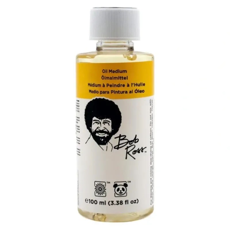 Bob Ross 100ml Oil Paint Medium - Little Painter Art | Exploring the Endless Possibilities of Art| Canvas