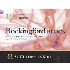 Bockingford Watercolour Blocks - 140lbs / 300gsm - Hot Pressed - 12 Sheets - Little Painter Art | Exploring the Endless Possibilities of Art| Shop All