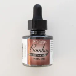 Bombay Ink Dr. Ph. Martin's Van Dyke Brown - Little Painter Art | Exploring the Endless Possibilities of Art| Pigment