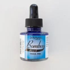Bombay Ink Dr. Ph. Martin's Blue - Little Painter Art | Exploring the Endless Possibilities of Art| Pigment