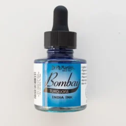 Bombay Ink Dr. Ph. Martin's Turquoise - Little Painter Art | Exploring the Endless Possibilities of Art| Pigment