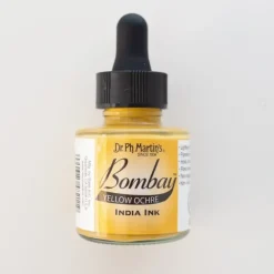 Bombay Ink Dr. Ph. Martin's Yellow Ochre - Little Painter Art | Exploring the Endless Possibilities of Art| Pigment