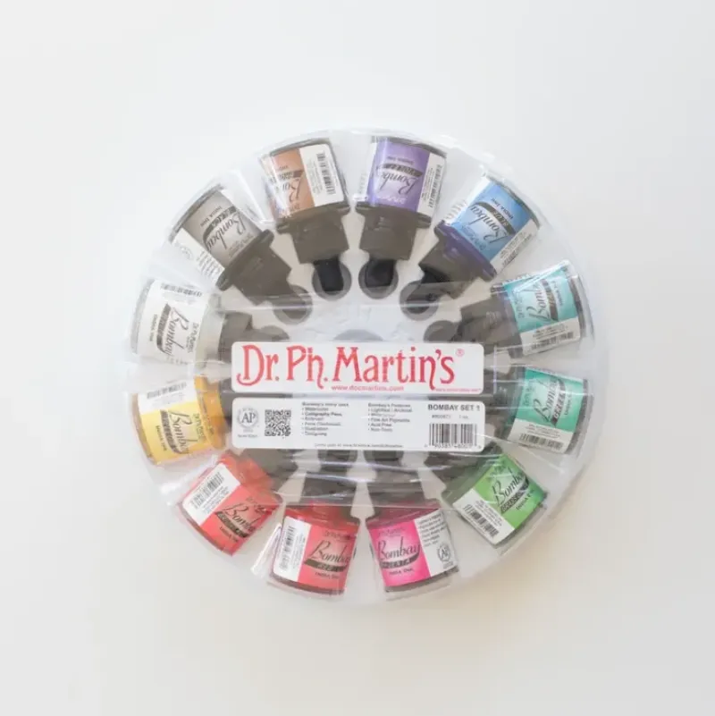 Bombay Inkt Dr Ph Martins set 1 - Little Painter Art | Exploring the Endless Possibilities of Art| Pigment