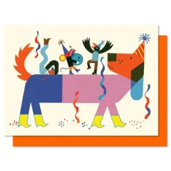 Boom Dog Greeting Card - Little Painter Art | Exploring the Endless Possibilities of Art| Shop All