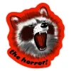 Boss Dotty Sticker - The Horror Raccoon - Little Painter Art | Exploring the Endless Possibilities of Art| Hot