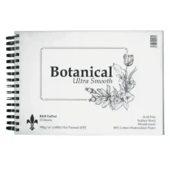 Botanical Ultra Smooth Watercolour Paper FAT PADS - 300g/m (140lb) - Hot Press - Little Painter Art | Exploring the Endless Possibilities of Art| Shop All