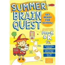 Brain Quest Get Ready For Pre-K & K Summer Workbook - Little Painter Art | Exploring the Endless Possibilities of Art| Shop All