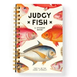 Brass Monkey Sticker Book - Judgy Fish - Little Painter Art | Exploring the Endless Possibilities of Art| Hot
