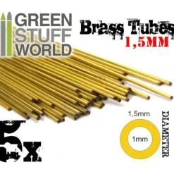 Brass Tubes 1.5mm - Little Painter Art | Exploring the Endless Possibilities of Art| Shop All