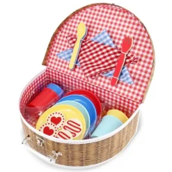 Bright Stripes Deluxe 25pc Picnic Set - Little Painter Art | Exploring the Endless Possibilities of Art| Shop All