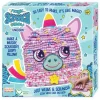 Bright Stripes Magic Scrunch Pillow - Unicorn - Little Painter Art | Exploring the Endless Possibilities of Art| Shop All