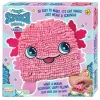 Bright Stripes Magic Scrunch Pillow - Axolotl - Little Painter Art | Exploring the Endless Possibilities of Art| Shop All