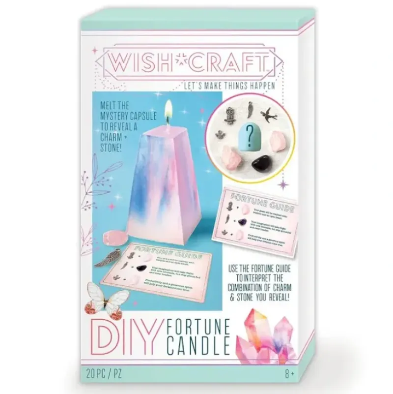 Bright Stripes Wish*Craft DIY Mystery Fortune Candle - Little Painter Art | Exploring the Endless Possibilities of Art| Hot