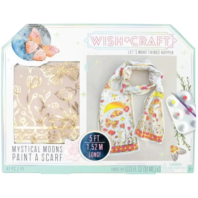 Bright Stripes Wish*Craft Mystical Moons Paint A Scarf - Little Painter Art | Exploring the Endless Possibilities of Art| Hot