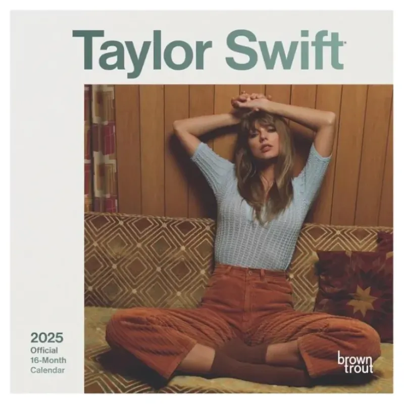 BrownTrout 2025 Mini Wall Calendar - Taylor Swift - Little Painter Art | Exploring the Endless Possibilities of Art| Hot