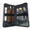 Brush Holder Case Zip Folder-15 Pockets - Little Painter Art | Exploring the Endless Possibilities of Art| Canvas