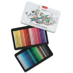 Bruynzeel Twin-Tip Fineliner Brush Pens - Set of 48 - Little Painter Art | Exploring the Endless Possibilities of Art| Brush