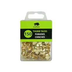 Buffalo Brass Thumbtacks - 150pk - Little Painter Art | Exploring the Endless Possibilities of Art| Hot