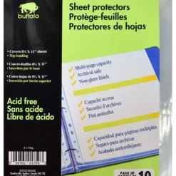 Buffalo Clear Sheet Protectors 10pk - Little Painter Art | Exploring the Endless Possibilities of Art| Shop All