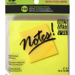 Buffalo Sticky Notes, 150 Sheets 3pk Assorted - Little Painter Art | Exploring the Endless Possibilities of Art| Shop All
