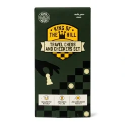 Bunkhouse King Of The Hill Travel Chess & Checkers Set - Little Painter Art | Exploring the Endless Possibilities of Art| Shop All