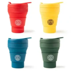 Bunkhouse Waterfall Woods Collapsible Silicone Canteen Cup, Assorted - Little Painter Art | Exploring the Endless Possibilities of Art| Shop All