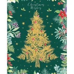Calypso Boxed Christmas Cards 8pk - Gold Tree - Little Painter Art | Exploring the Endless Possibilities of Art| Shop All