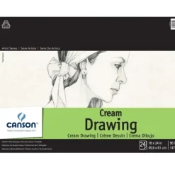Canson Artist Series Classic Cream Drawing Paper Pad 18"x24" - Little Painter Art | Exploring the Endless Possibilities of Art| Shop All