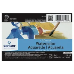 Canson Artist Series Montval Watercolour Block 4x6" - Little Painter Art | Exploring the Endless Possibilities of Art| Brush