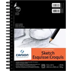 Canson Artist Series Universal Sketch Book 9"x12" - Little Painter Art | Exploring the Endless Possibilities of Art| Shop All
