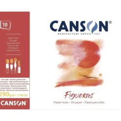 Canson Figueras Canvas Paper Pads 290gsm 10 Sheets - Little Painter Art | Exploring the Endless Possibilities of Art| Canvas