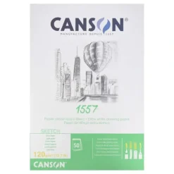 Canson JA Dessin 1557 Drawing Paper Pads 120gsm 50 sheets - Little Painter Art | Exploring the Endless Possibilities of Art| Pigment