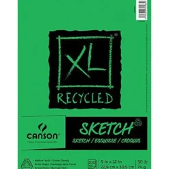 Canson XL Recycled Sketch Pad 9"x12" - Little Painter Art | Exploring the Endless Possibilities of Art| Shop All