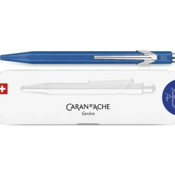Caran d'Ache 849 Ballpoint Pen - Colormat-X Blue - Little Painter Art | Exploring the Endless Possibilities of Art| Shop All
