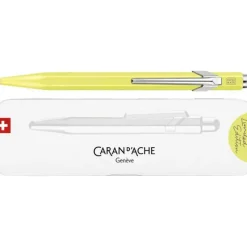 Caran d'Ache 849 Ballpoint Pen - Limited Edition Fluorescent Yellow Pastel - Little Painter Art | Exploring the Endless Possibilities of Art| Shop All