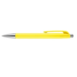 Caran d'Ache 888 Infinite Ballpoint Pen, Lemon w/ Blue Ink - Little Painter Art | Exploring the Endless Possibilities of Art| Shop All