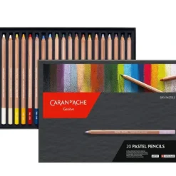 Caran d'Ache Dry Pastel Pencils - Set of 20 - Little Painter Art | Exploring the Endless Possibilities of Art| Pigment